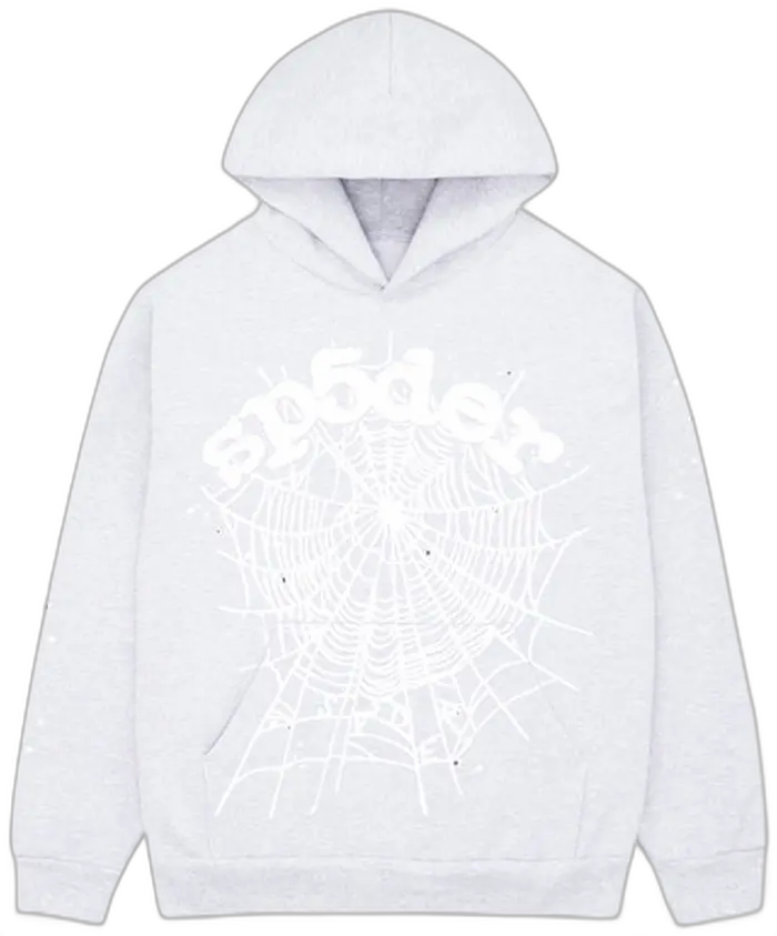 Sp5der OG Web Hoodie 'Heather Grey'